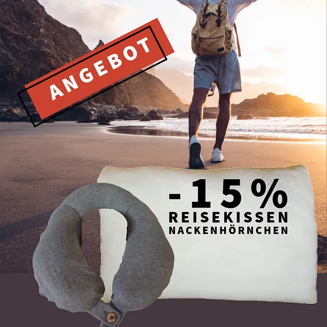 15%Rabatt Reisekissen Reisenackenhörnchen