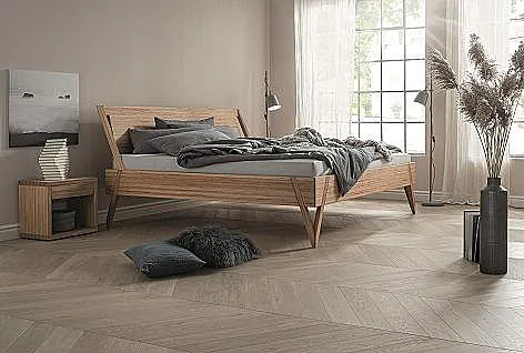 Bett "Viva" in Designbuche