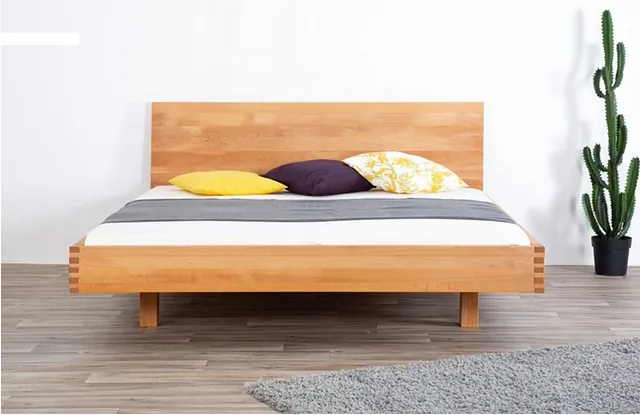 Fidus Lounge Massivholzbett