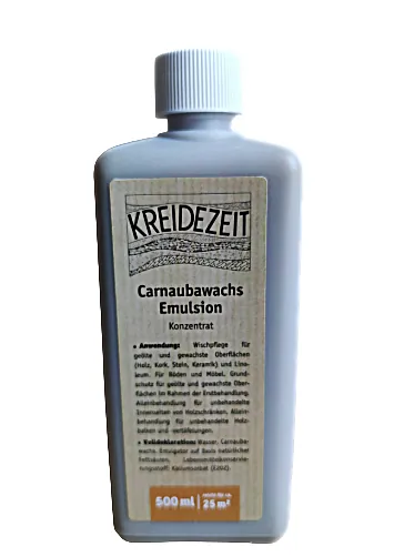 Wachs emulsion Canaubawachs Bodenreinigung