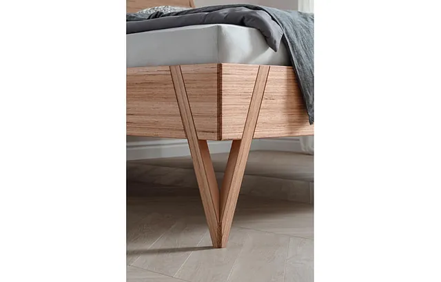 Bett "Viva" in Designbuche